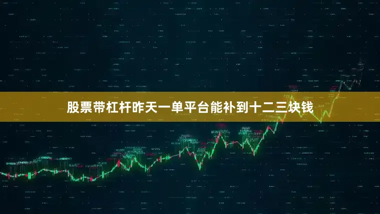 股票带杠杆昨天一单平台能补到十二三块钱